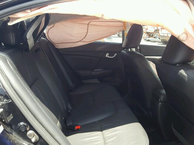 19XFB2F96DE046077 - 2013 HONDA CIVIC EXL BLACK photo 6