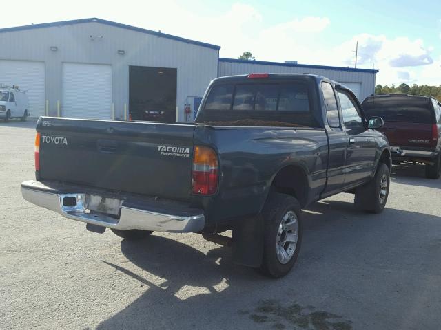 4TASN92N7YZ660417 - 2000 TOYOTA TACOMA GREEN photo 4