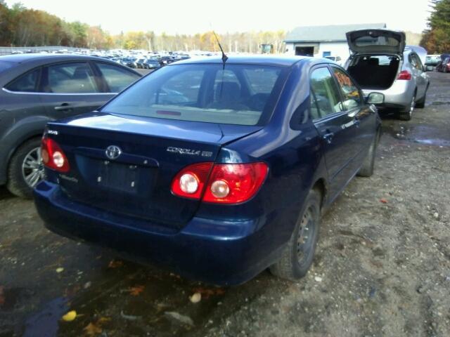 2T1BR32E87C781391 - 2007 TOYOTA COROLLA CE BLUE photo 4