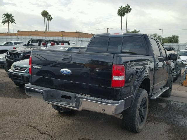 1FTPW14V58FB47254 - 2008 FORD F150 SUPER BLACK photo 4