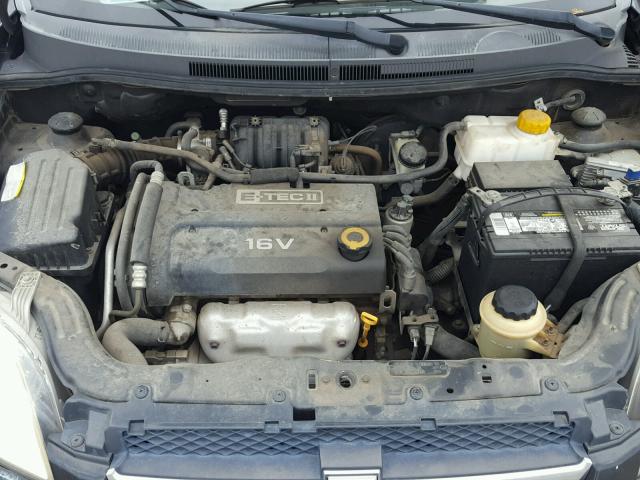 KL1TD56668B090353 - 2008 CHEVROLET AVEO BASE Սև լուսանկար 7