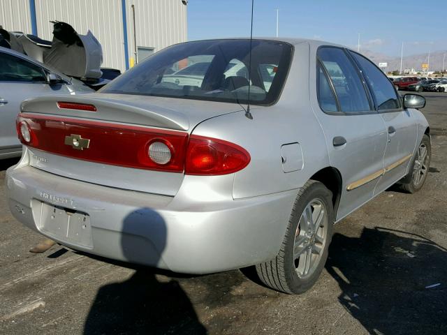 1G1JC52F347239834 - 2004 CHEVROLET CAVALIER SILVER photo 4