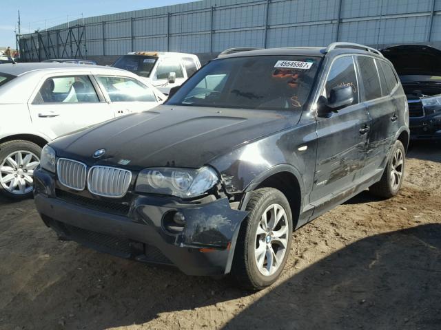 WBXPC9C47AWJ39133 - 2010 BMW X3 XDRIVE3 BLACK photo 2