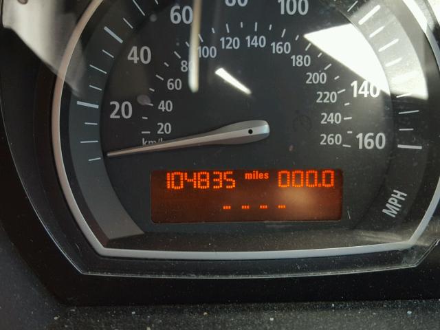 WBXPC9C47AWJ39133 - 2010 BMW X3 XDRIVE3 BLACK photo 8