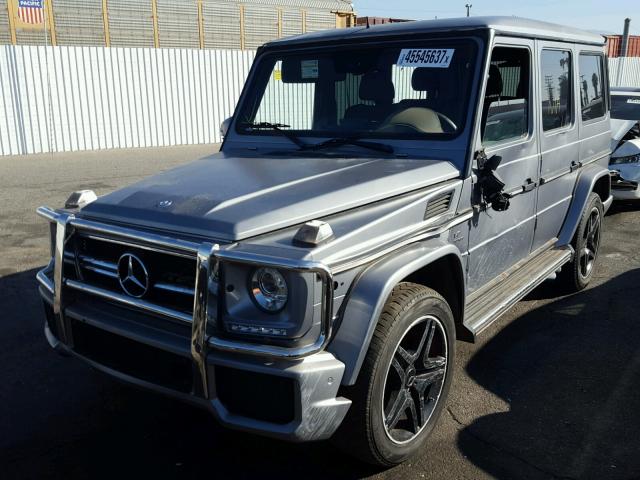 WDCYC7DF4GX244456 - 2016 MERCEDES-BENZ G SILVER photo 2