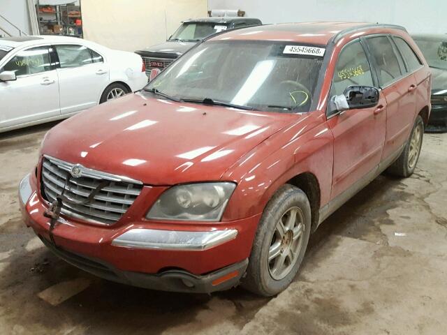 2A8GF68406R698608 - 2006 CHRYSLER PACIFICA T RED photo 2