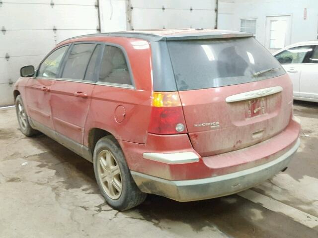 2A8GF68406R698608 - 2006 CHRYSLER PACIFICA T RED photo 3