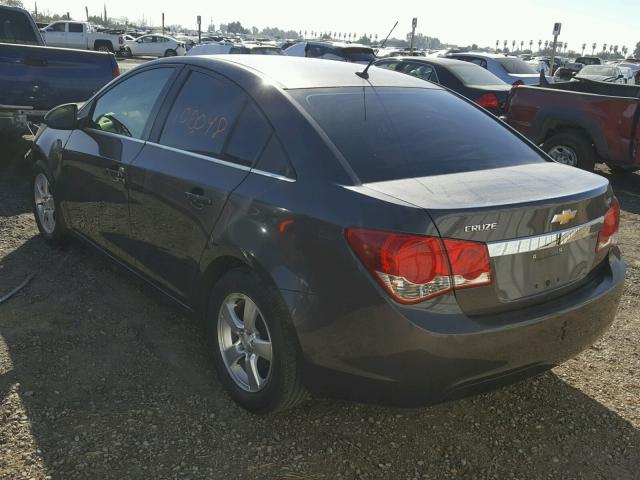 1G1PE5S91B7132020 - 2011 CHEVROLET CRUZE LT CHARCOAL photo 3