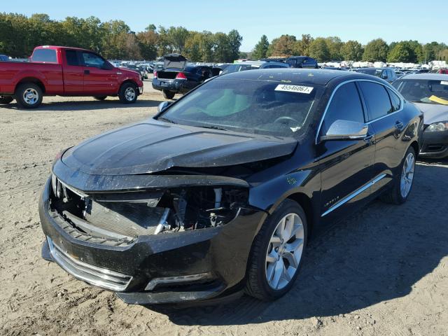 1G1165S34FU144877 - 2015 CHEVROLET IMPALA LTZ BLACK photo 2