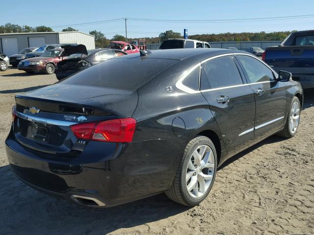 1G1165S34FU144877 - 2015 CHEVROLET IMPALA LTZ BLACK photo 4