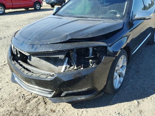 1G1165S34FU144877 - 2015 CHEVROLET IMPALA LTZ BLACK photo 9