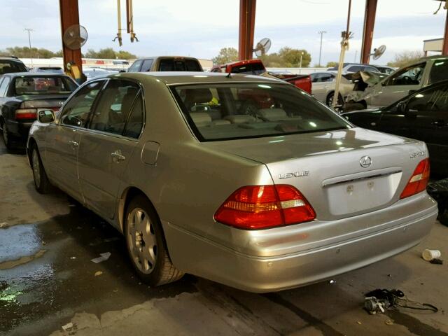 JTHBN30F930099064 - 2003 LEXUS LS 430 SILVER photo 3