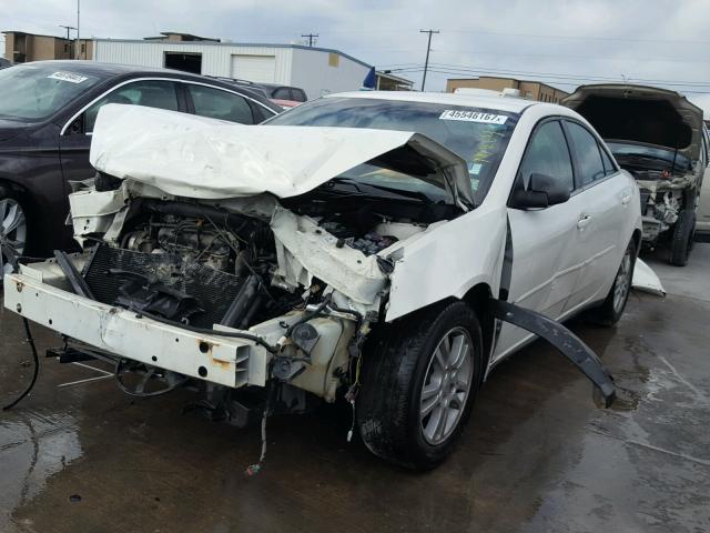 1G2ZG558764109480 - 2006 PONTIAC G6 WHITE photo 2