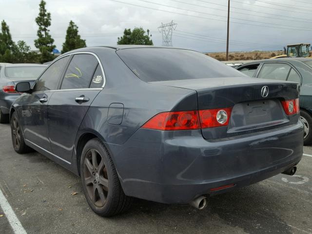 JH4CL96884C016665 - 2004 ACURA TSX CHARCOAL photo 3