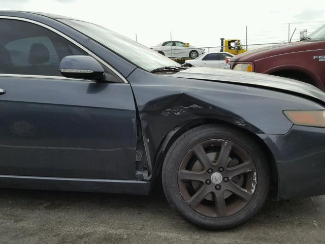 JH4CL96884C016665 - 2004 ACURA TSX CHARCOAL photo 9