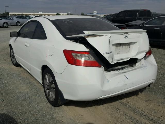 2HGFG1B88AH507306 - 2010 HONDA CIVIC EX WHITE photo 3