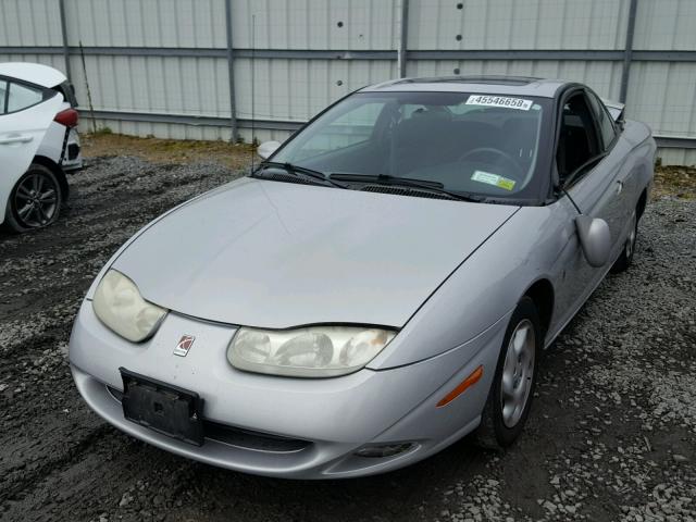 1G8ZY12791Z231549 - 2001 SATURN SC2 GRAY photo 2