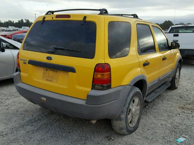 1FMYU03102KC16073 - 2002 FORD ESCAPE YELLOW photo 4