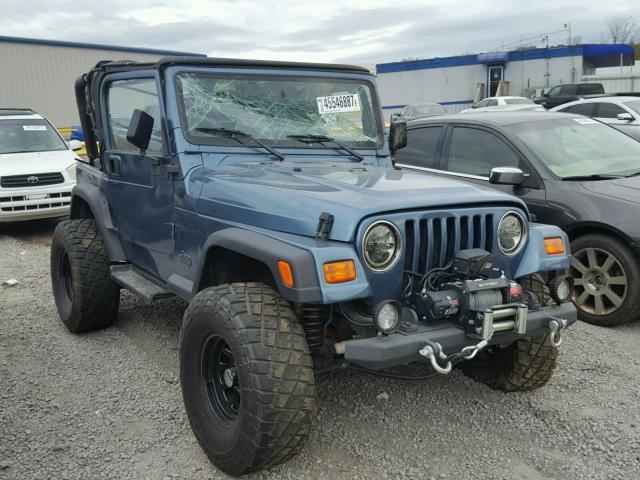 1J4FY19S5WP712883 - 1998 JEEP WRANGLER / BLUE photo 1