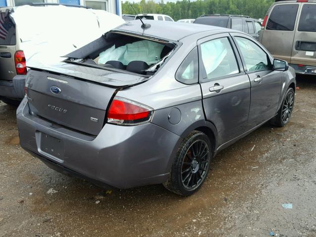 1FAHP3GN4AW182775 - 2010 FORD FOCUS SES GRAY photo 4