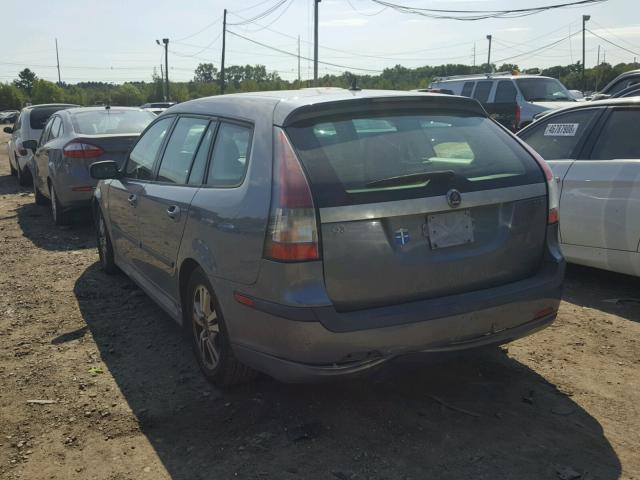 YS3FD59Y971128299 - 2007 SAAB 9-3 2.0T GRAY photo 3