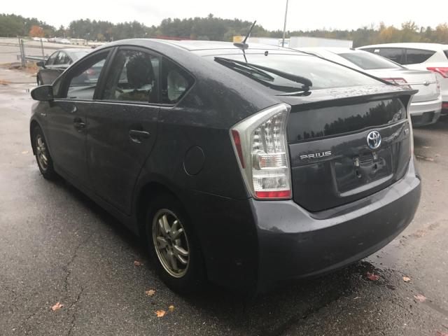 JTDKN3DUXA5197496 - 2010 TOYOTA PRIUS GRAY photo 3