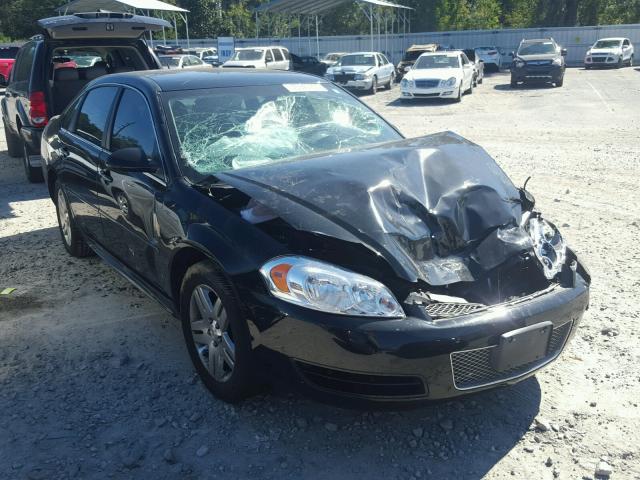 2G1WG5E3XD1126388 - 2013 CHEVROLET IMPALA LT BLACK photo 1