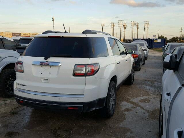 1GKKRRKD3DJ203844 - 2013 GMC ACADIA SLT WHITE photo 4