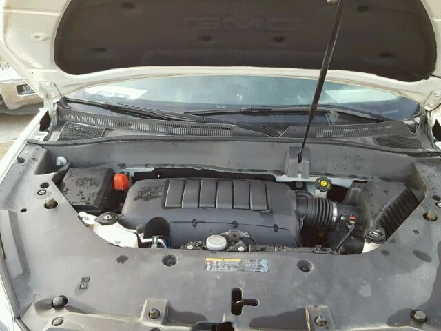 1GKKRRKD3DJ203844 - 2013 GMC ACADIA SLT თეთრი ფოტო 7