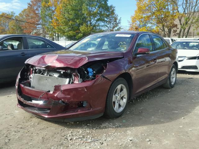 1G11C5SL6FF169941 - 2015 CHEVROLET MALIBU MAROON photo 2