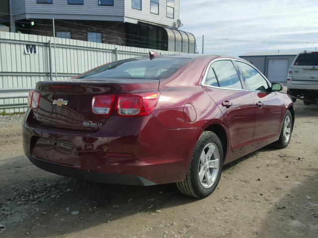 1G11C5SL6FF169941 - 2015 CHEVROLET MALIBU MAROON photo 4