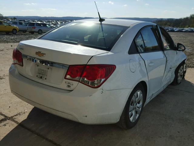 1G1PA5SG5E7175810 - 2014 CHEVROLET CRUZE LS WHITE photo 4