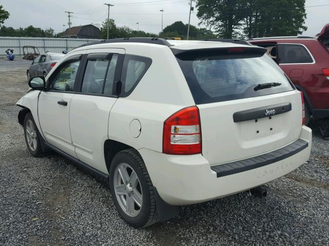 1J4NT4FB7AD580638 - 2010 JEEP COMPASS SP WHITE photo 3