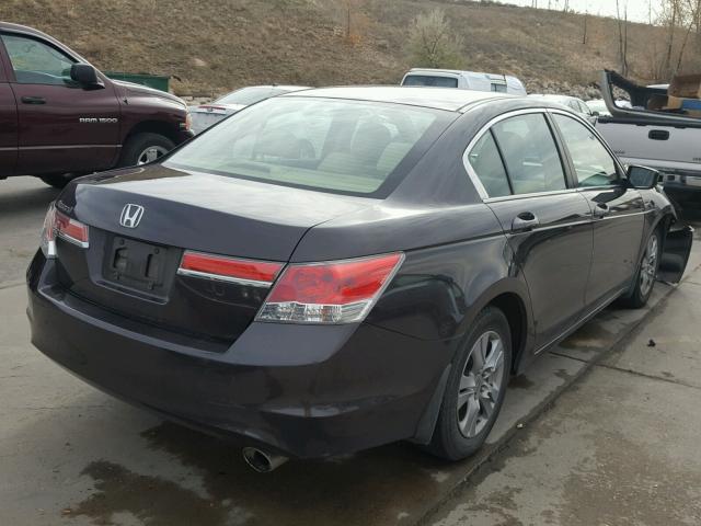 1HGCP2F44BA048596 - 2011 HONDA ACCORD LXP BROWN photo 4