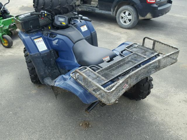 1HFTE410XG4201787 - 2016 HONDA TRX420 FA BLUE photo 3