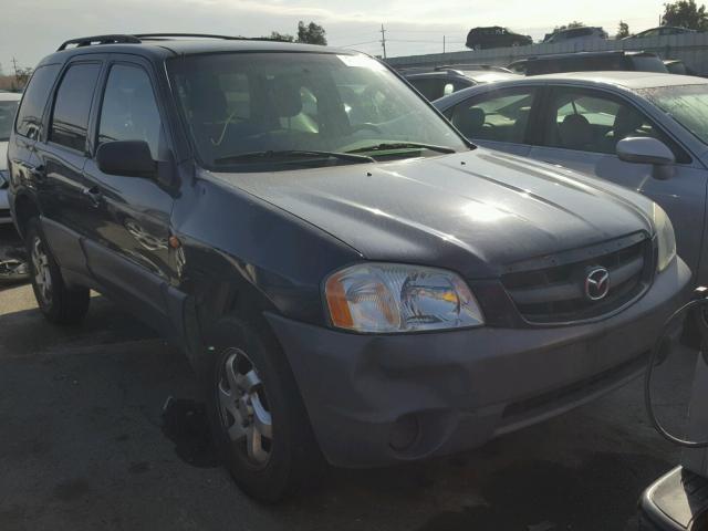 4F2YZ02B34KM19476 - 2004 MAZDA TRIBUTE DX BLUE photo 1