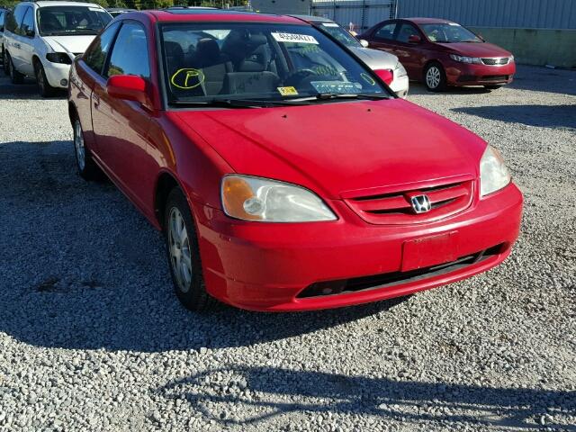 1HGEM22943L065018 - 2003 HONDA CIVIC EX RED photo 1