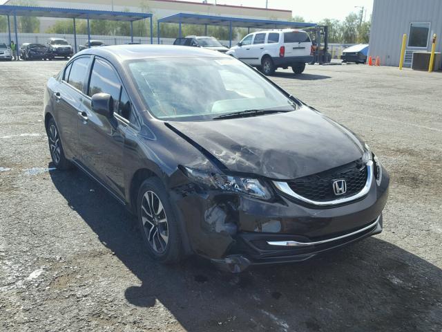 2HGFB2F84DH537180 - 2013 HONDA CIVIC EX BROWN photo 1