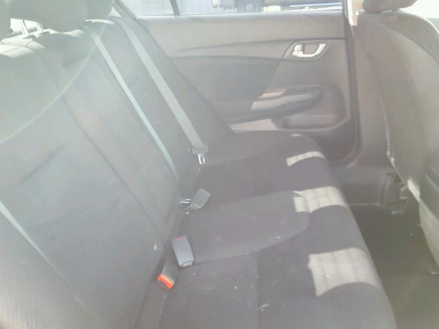 2HGFB2F84DH537180 - 2013 HONDA CIVIC EX BROWN photo 6
