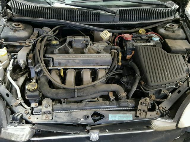 1B3ES46C7YD794624 - 2000 DODGE NEON BLACK photo 7