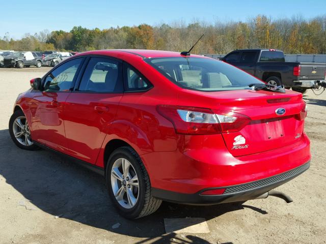 1FADP3F21DL276141 - 2013 FORD FOCUS SE RED photo 3