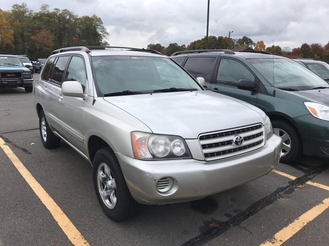 JTEGF21A710010246 - 2001 TOYOTA HIGHLANDER GRAY photo 1