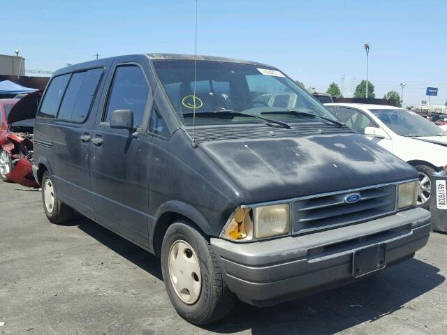 1FMCA11U8TZB69244 - 1996 FORD AEROSTAR BLACK photo 1