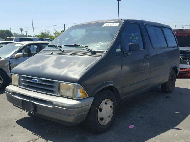 1FMCA11U8TZB69244 - 1996 FORD AEROSTAR BLACK photo 2