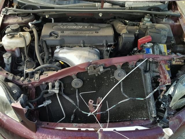 JTKDE177550007375 - 2005 TOYOTA SCION TC 紫色 照片 7