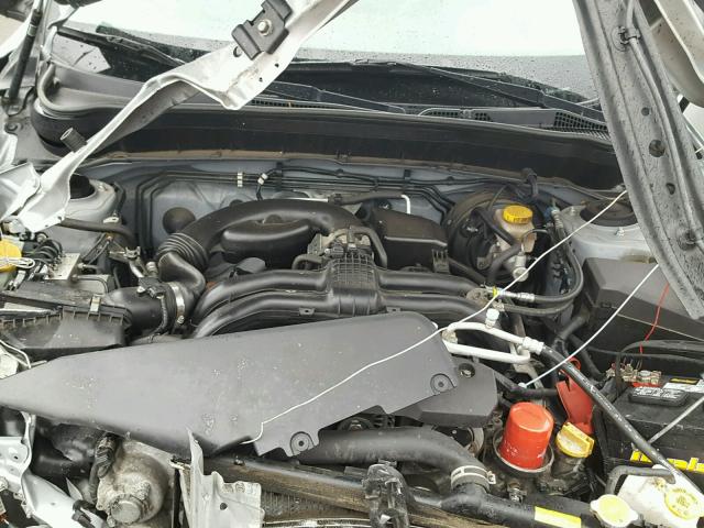 JF2SHABC4BH783649 - 2011 SUBARU FORESTER 2 GRAY photo 7