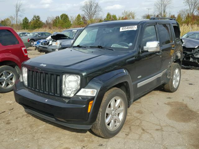 1C4PJMAK3CW163178 - 2012 JEEP LIBERTY SP BLACK photo 2
