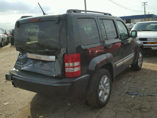 1C4PJMAK3CW163178 - 2012 JEEP LIBERTY SP BLACK photo 4