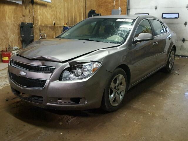 1G1ZC5EB6AF305273 - 2010 CHEVROLET MALIBU 1LT GRAY photo 2