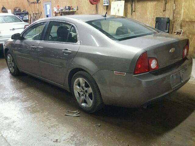 1G1ZC5EB6AF305273 - 2010 CHEVROLET MALIBU 1LT GRAY photo 3